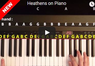 Heathens Roblox Piano Sheet Youtube